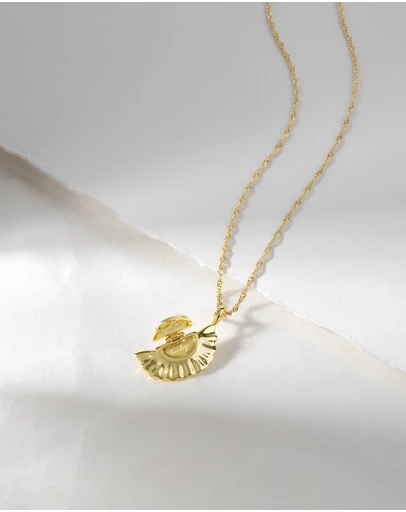 Wanderlust + Co - Dumpling Gold Necklace
