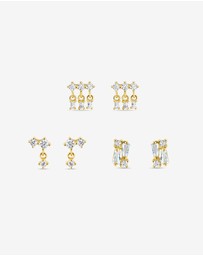 Jackie Mack - Lyra Constellation Barbell Studs Set