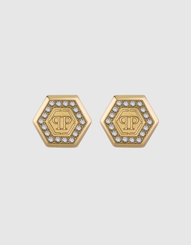 Philipp Plein - PLEIN LEGACY Gold-Tone Earrings