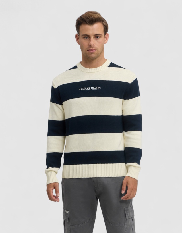 GUESS - GUESS JEANS Striped Knit Jumper