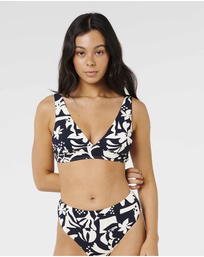 Rip Curl - Topanga Geo Deep V Bikiki Top