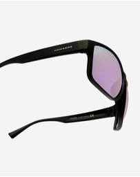 Hawkers Co - HAWKERS - FASTER RAW Black Light Purple Sunglasses for Men and Women UV400