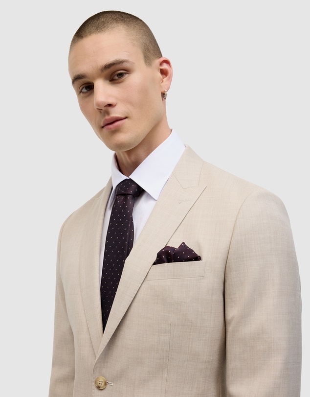 Politix - Wool Blend Regular Stretch Premium Tailored Jacket