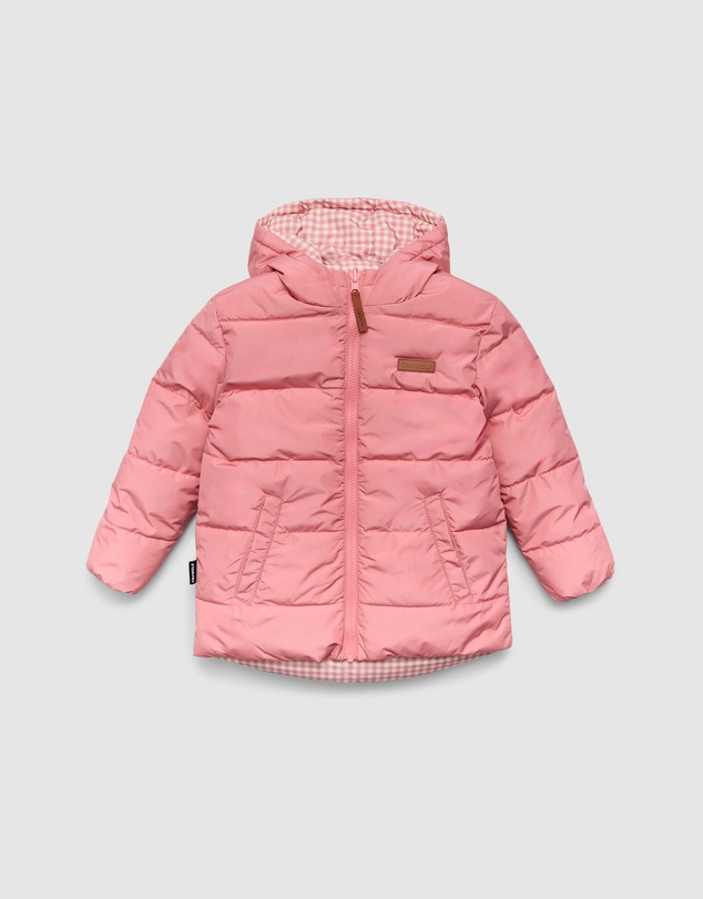 Crywolf - REVERSIBLE ECO-PUFFER Rose Gingham