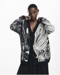 Desigual - Printed cardigan