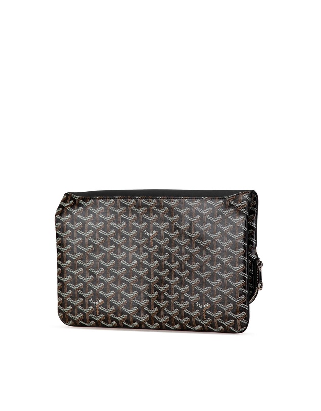 Pre-Loved by Azura Reborn - Pre-Loved Goyardine Canvas Leather Clutch