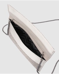 Olga Berg - Cara Crystal Envlope Clutch