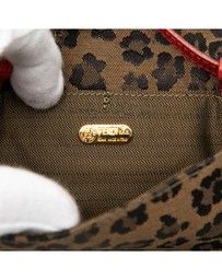 Pre-Loved by Azura Reborn - Pre-Loved Mini Leopard Print Canvas Flap Crossbody