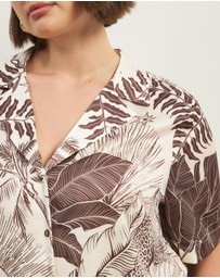 Atmos&Here Curvy - Koa Satin Shirt