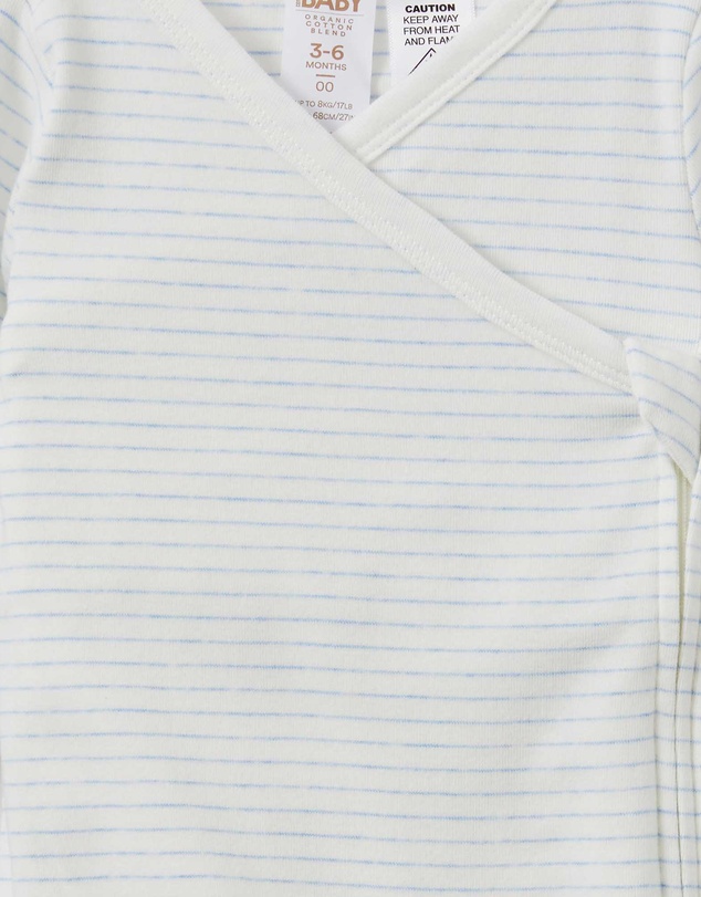 Cotton On Kids - Organic Cross Over Zip Romper