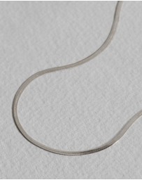SAINT VALENTINE - Sphinx 3mm Snake Chain Necklace - Silver