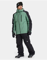 Quiksilver - Mens Mission Block Snow Jacket