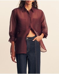 Shona Joy - Tibby Silk Organza Shirt