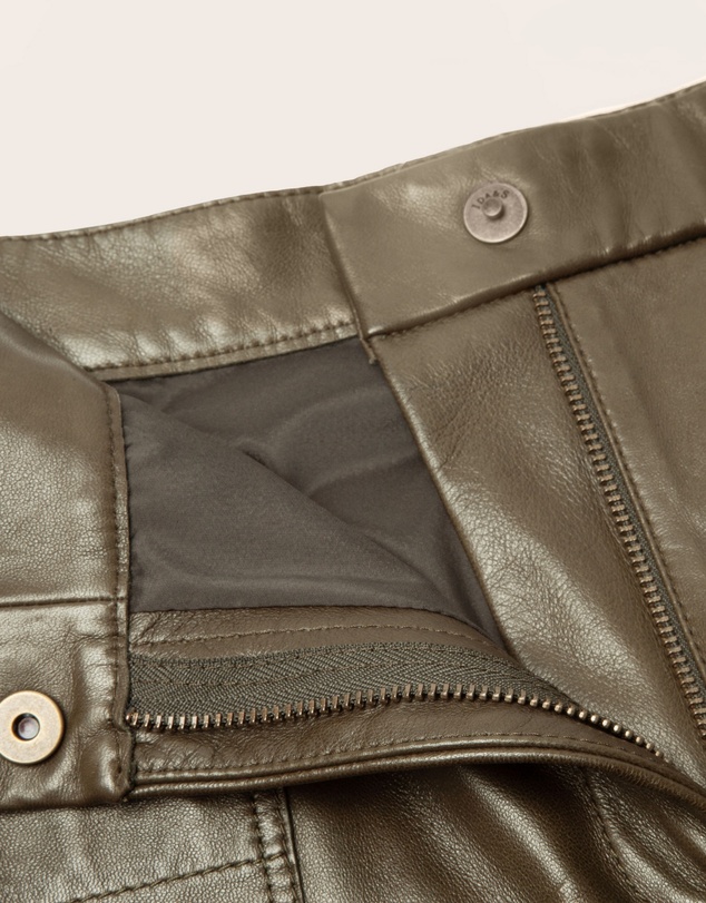 IDA+S - Greer Lambskin Wide-Leg Trousers