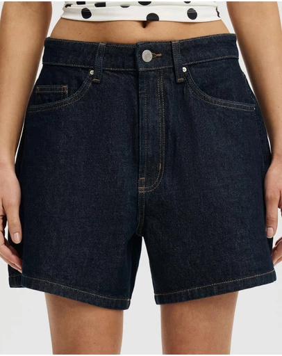 Cotton On - High 90s Denim Shorts