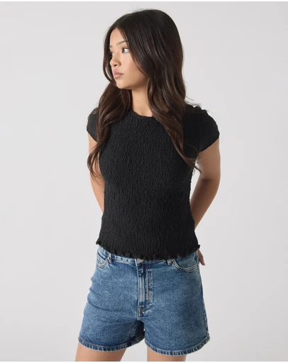 Decjuba Kids - Alessia Textured Top - Teens