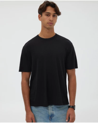 AERE - Linen Blend Knit T-shirt