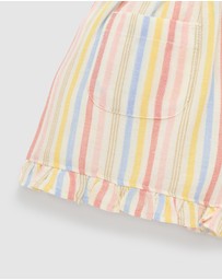 Purebaby - Linen Blend Shorts -Kids-Babies