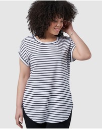 Indigo Tonic - Lauren Longline Stripe Tee