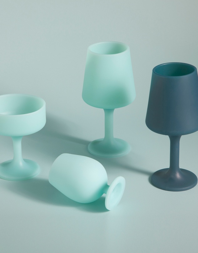 porter green - swepp | silicone unbreakable wine glasses