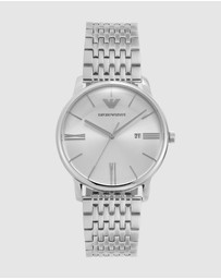 Emporio Armani - Silver Tone Analogue Watch