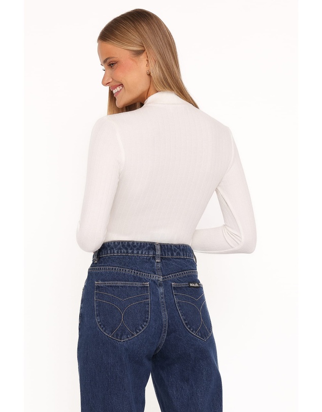 Petal & Pup - Andromeda Ribbed Knit Top - Ivory