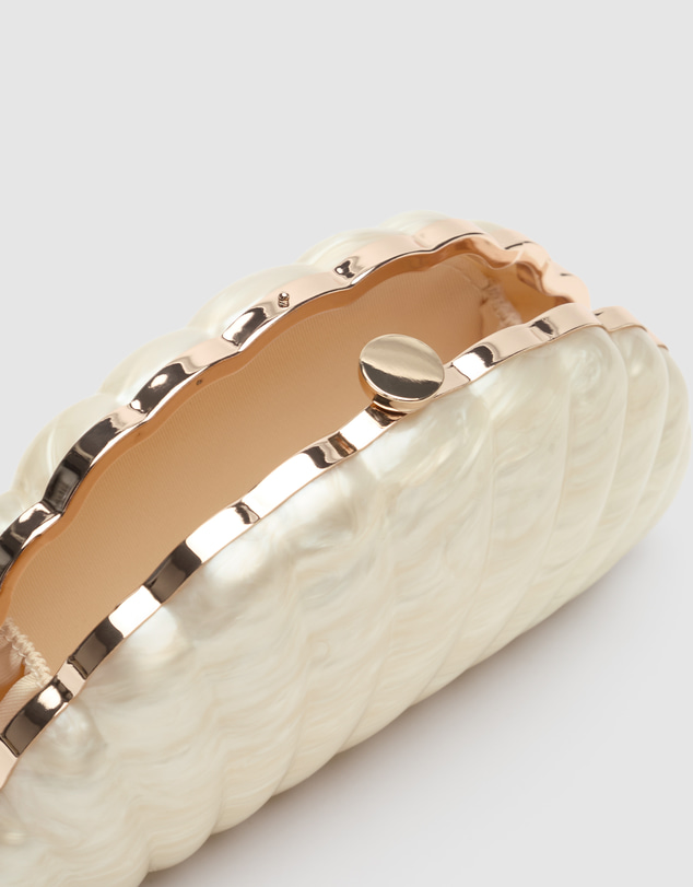 Seed Heritage - Acrylic Shell Clutch