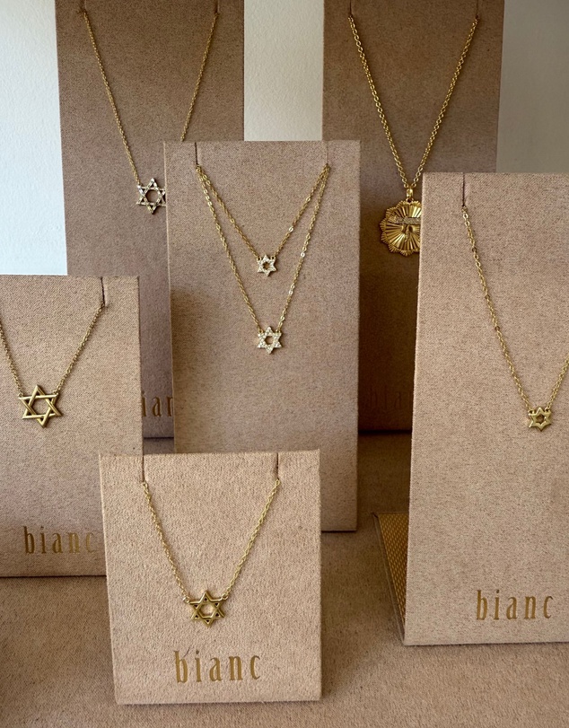 Bianc - Small CZ Star of David Necklace