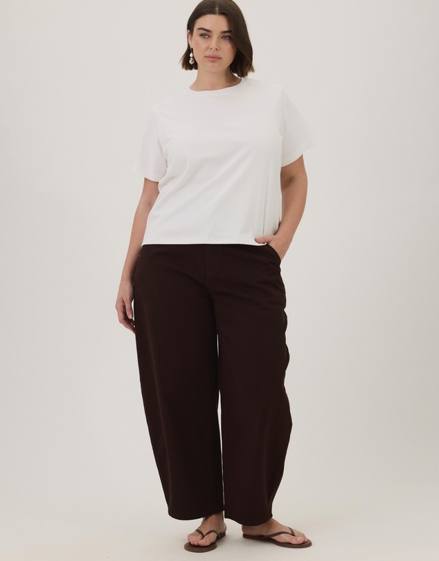 Atmos&Here Curvy - Cindy Barrel Leg Jeans