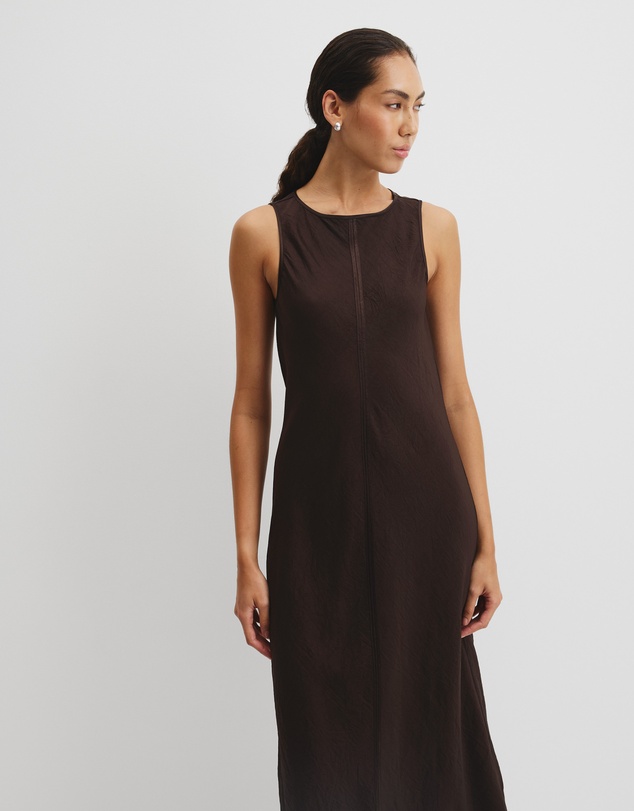 Country Road - Boat Neck Bias Dress