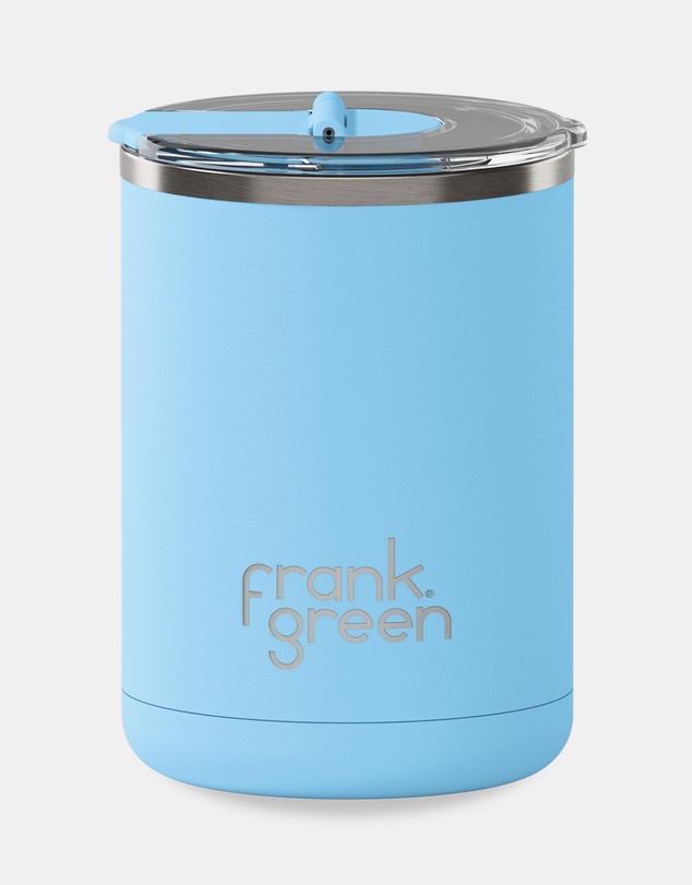 Frank Green - 12oz Ceramic Coffee Cup with Hinged Screw Lid