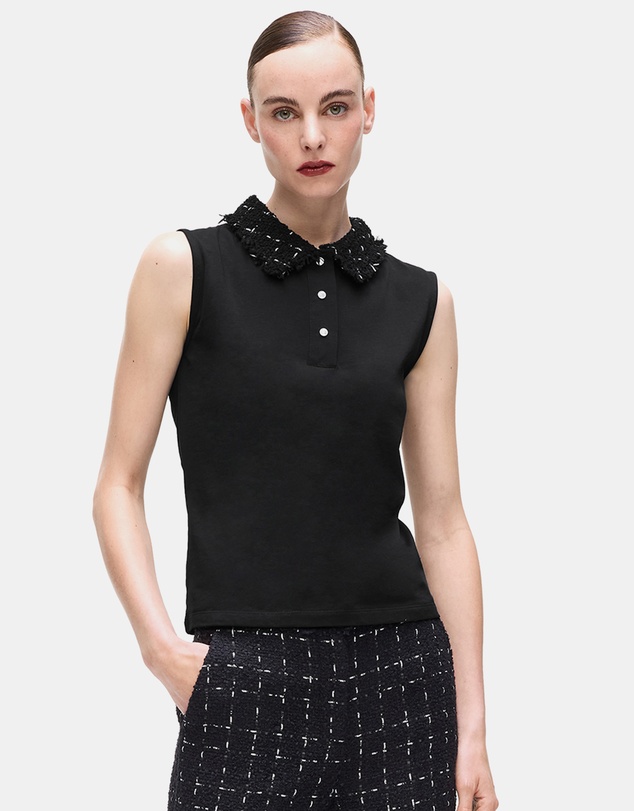 Karl Lagerfeld - Boucle Detail Polo Shirt