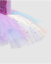 Disney Princess by Pink Poppy - Disney The Little Mermaid Sparkle Tiered Tutu Dress