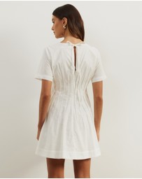 Atmos&Here - Maya Pleat Mini Dress