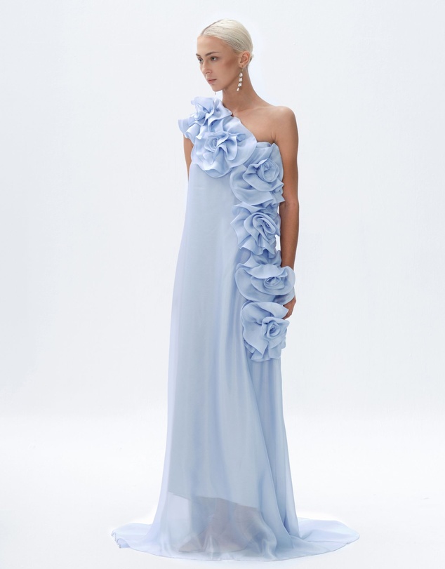 JUSTIN TONG - Rosara Organza Gown