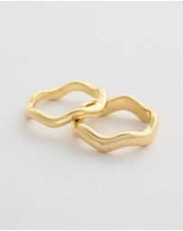 & Other Stories - 2-Pack Wavy Ring Set