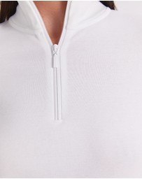 Sportscraft - Lucy Zip Funnel Neck Top