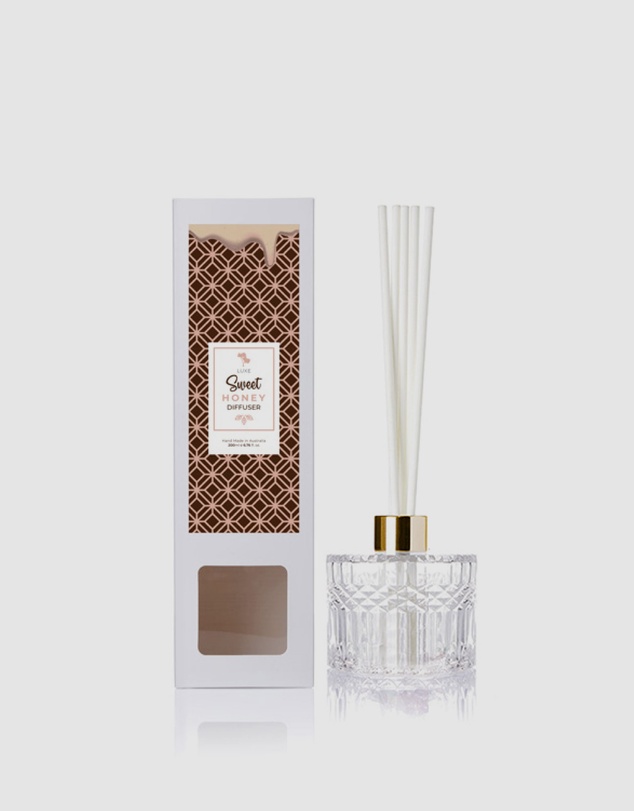 Silk Oil of Morocco - Silk Oil of Morocco Luxe Reed Difffuser - Sweet Honey