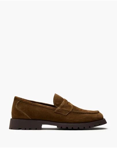 Aquila - Ezra Suede Penny Loafers