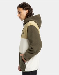 Quiksilver - Mens Ocean View Mix Up Fleece Hoodie