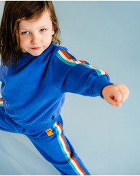 Rock Your Kid - Cosmic Powers Terry Track Pants in Navy