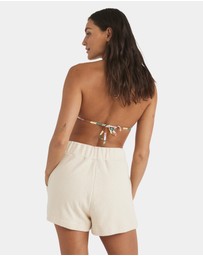Roxy - Womens Always Sunny Elastic Waist Shorts