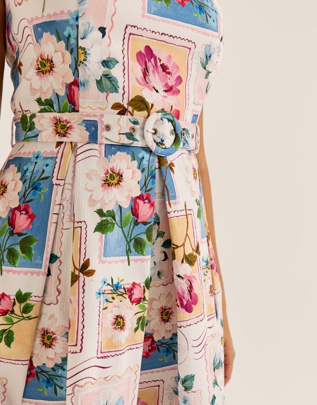 Review - Postcards Pleated Dress