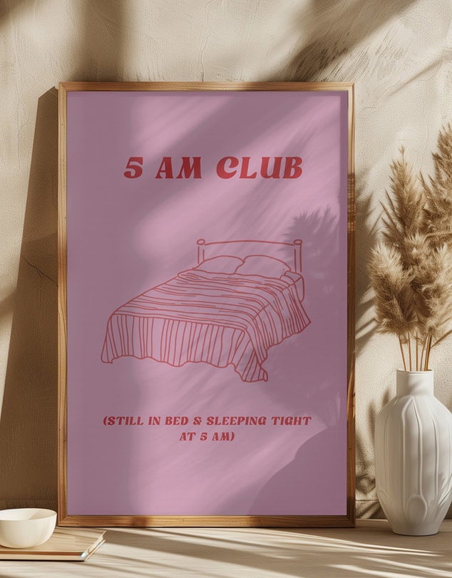 Olive et Oriel - 5am Club by Treechild Art Print