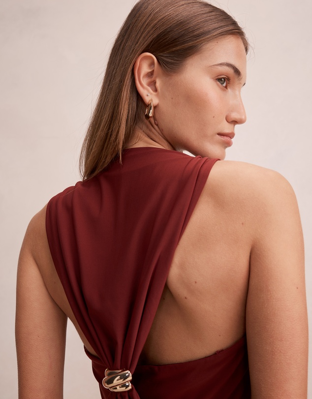 Forever New - Noa Drape Back Hardware Top