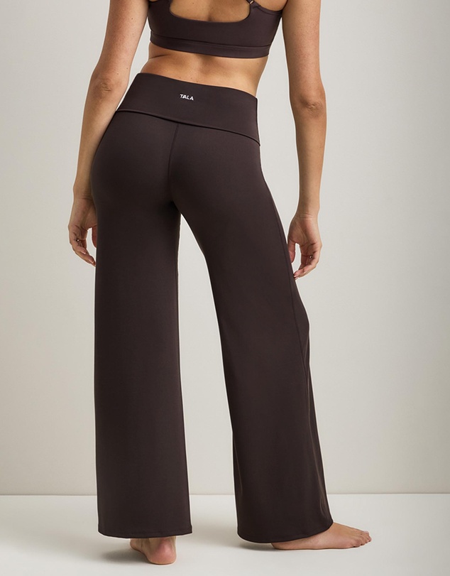 TALA - Softset Fold Waist Wide Leg Trousers