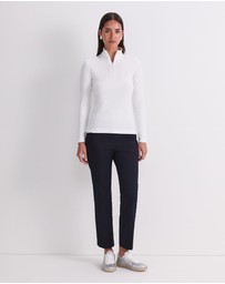 Sportscraft - Lucy Zip Funnel Neck Top