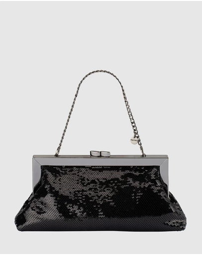 Olga Berg - Zephyr Sequin Clutch