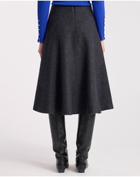 David Lawrence - Elvira Felted Wool Skirt