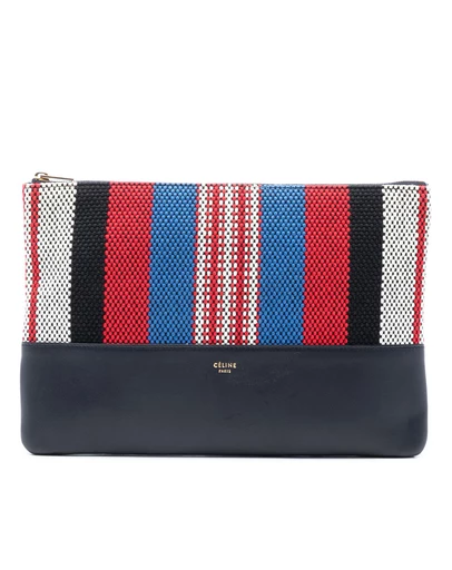 Pre-Loved by Azura Reborn - Pre-Loved Canvas Striped Solo Pouch